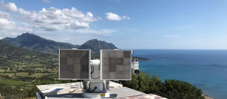 Weibel radar in operation during Italian space trial